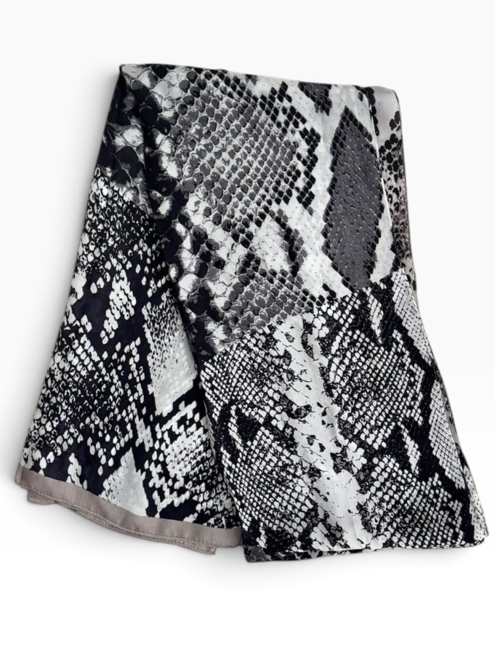 Vince Camuto Silk Scarf Snakeskin Print